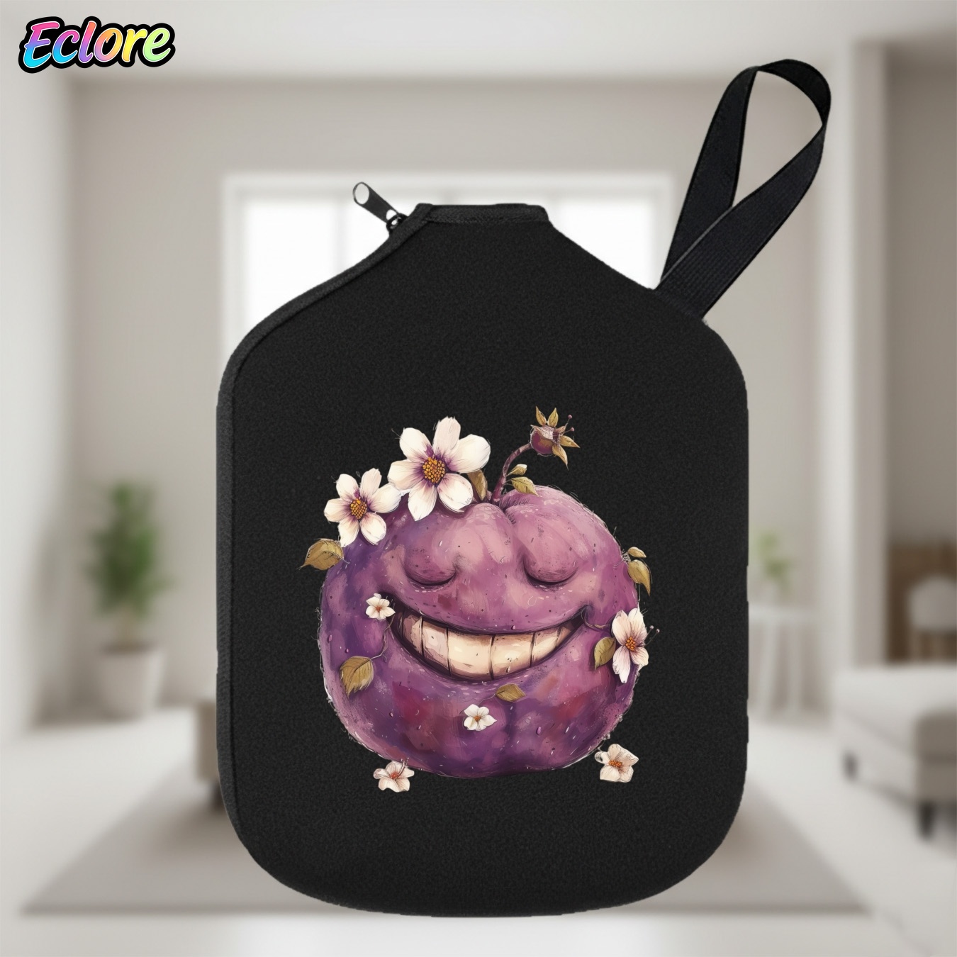 Tennis Racket - Capa para Raquete de Pickleball Smiley
