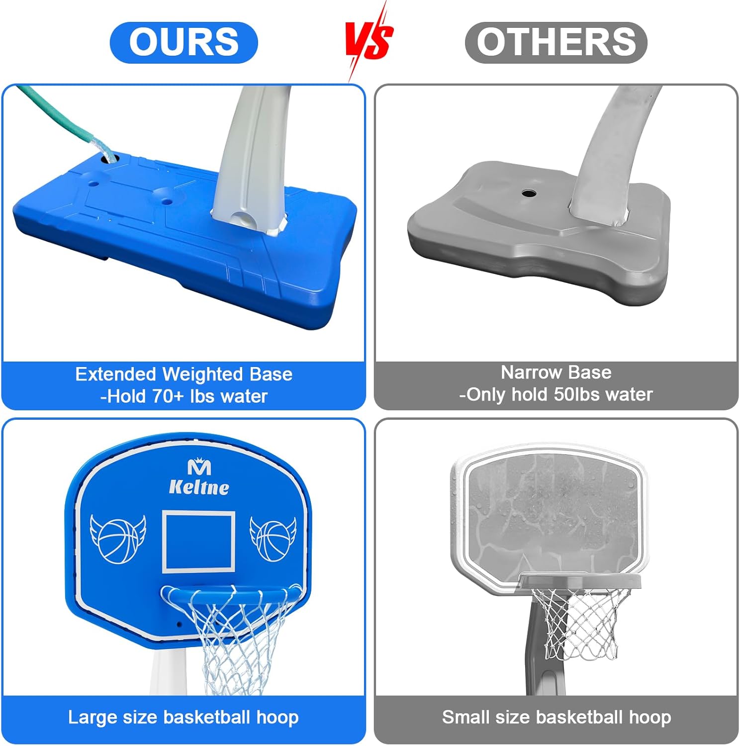 Aro de Basquete Grande para Pi - Basketball Hoop avaliação e preço