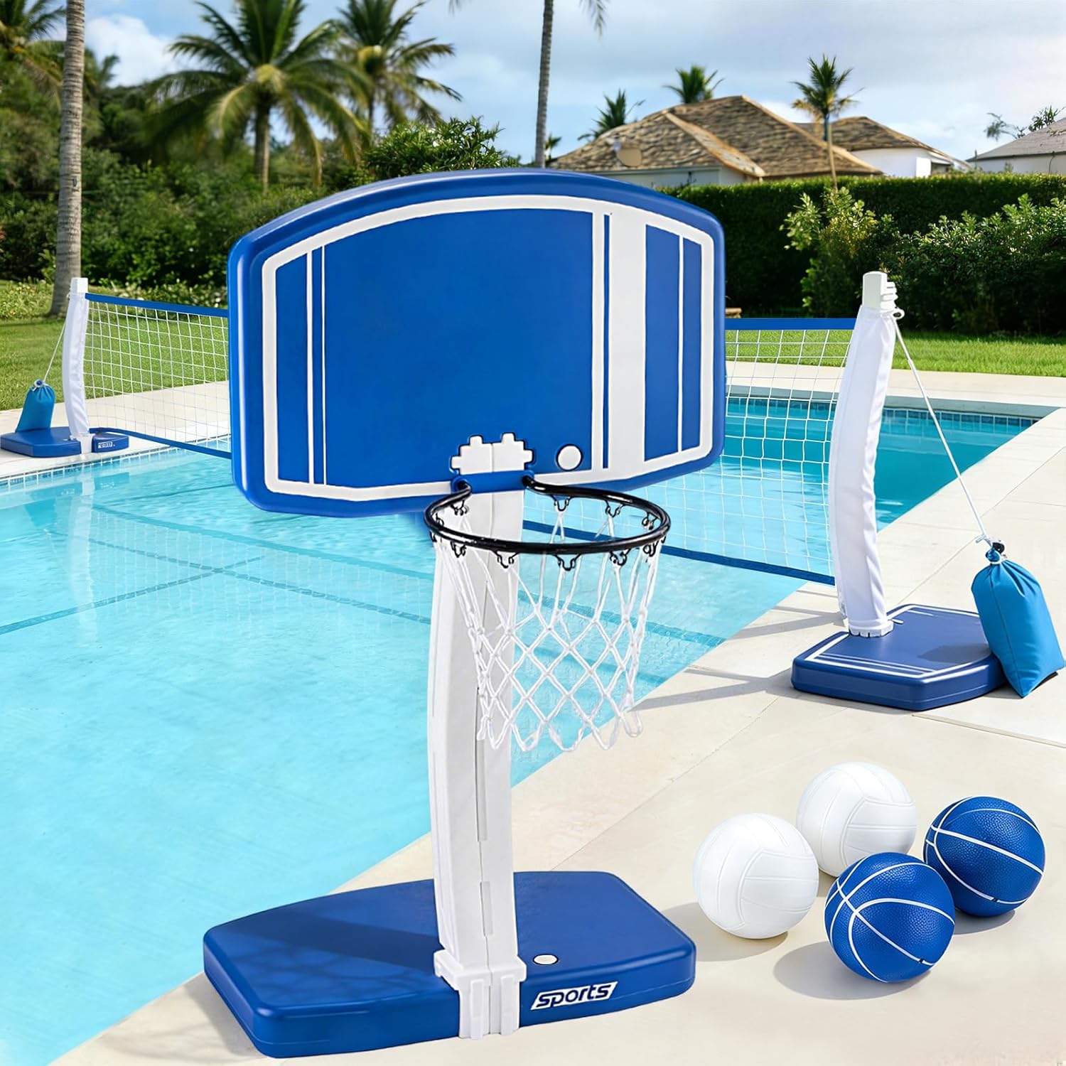 Aro de Basquete e Rede de Vôle - Basketball Hoop avaliação e preço