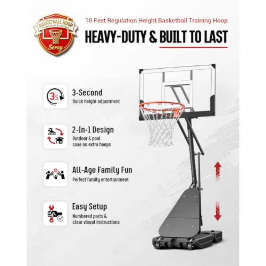 Aro de Basquete para Uso em Qu - Basketball Hoop avaliação e preço